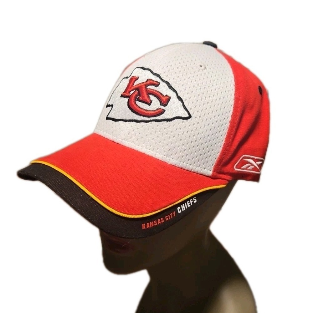 Official NFL Reebok Kansas City‎ Chiefs Hat Cap Adjustable Pre-owned EUC